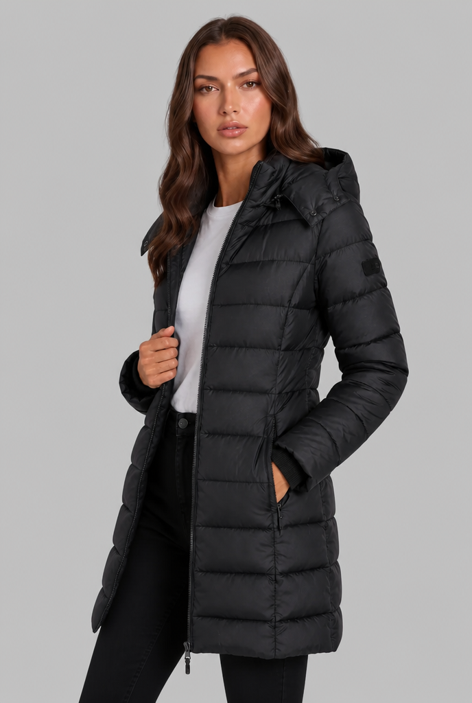 Puffer coat detail - Elma Boutique