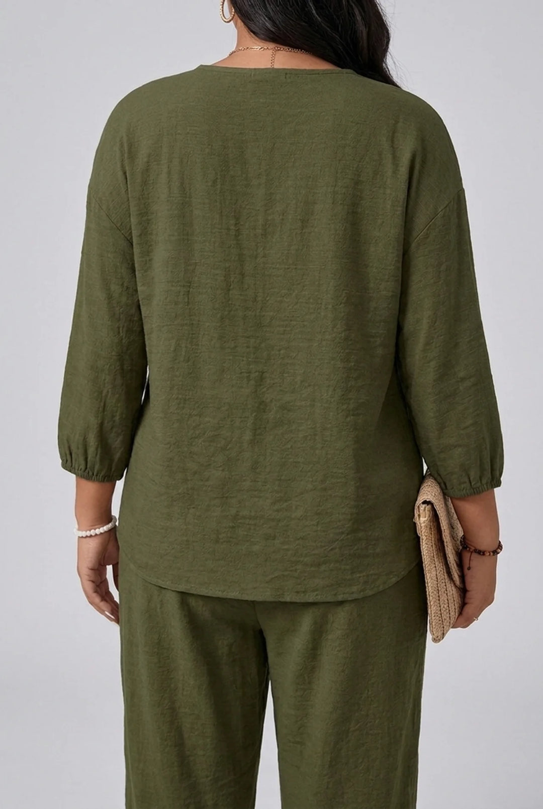 Renata - Plus Size Shirt and Pants Set