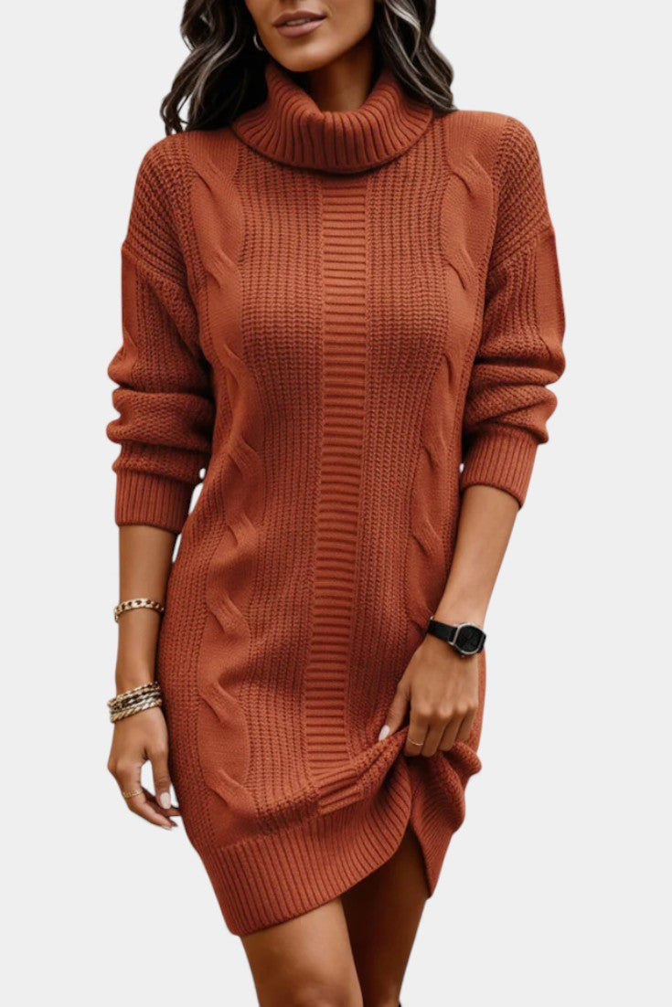 Red sweater dress - Elma Boutique