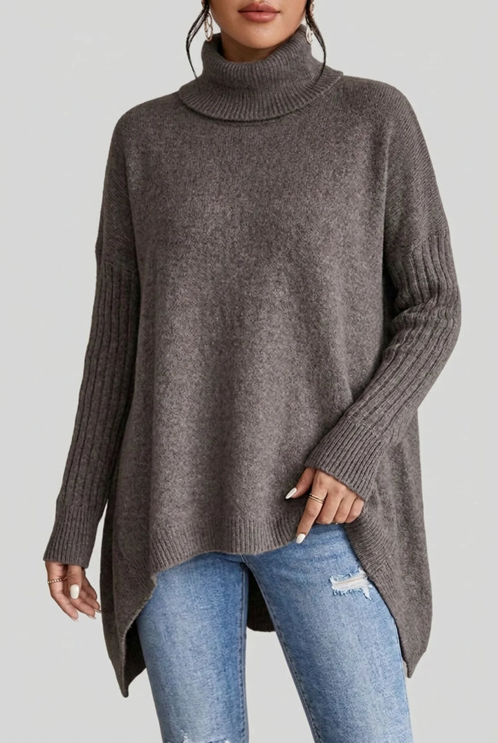 Celine - High Neck Knit Pullover
