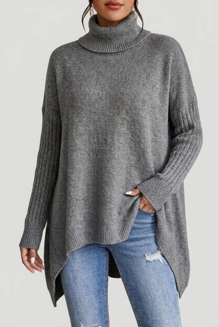 Celine - High Neck Knit Pullover