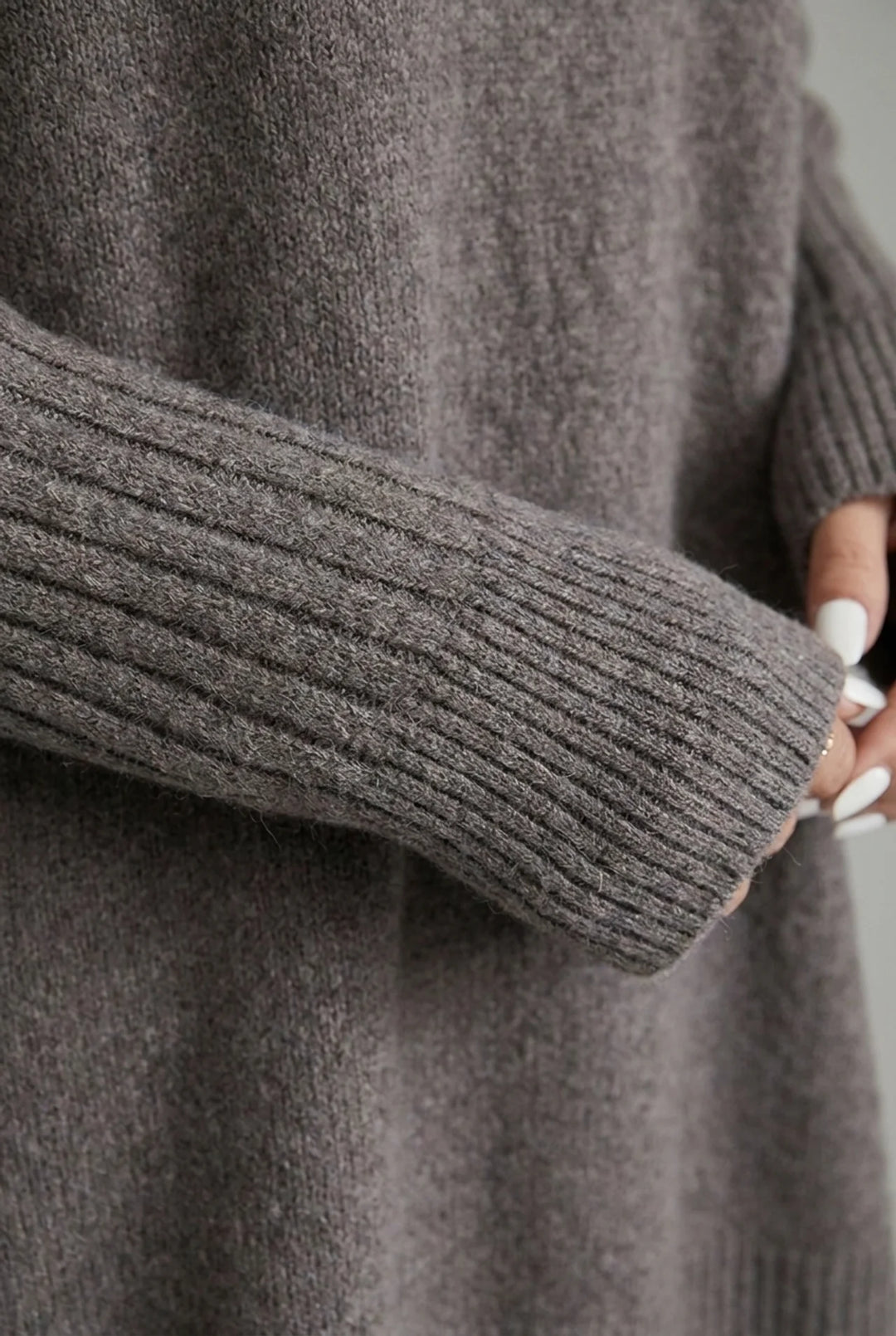 Celine - High Neck Knit Pullover
