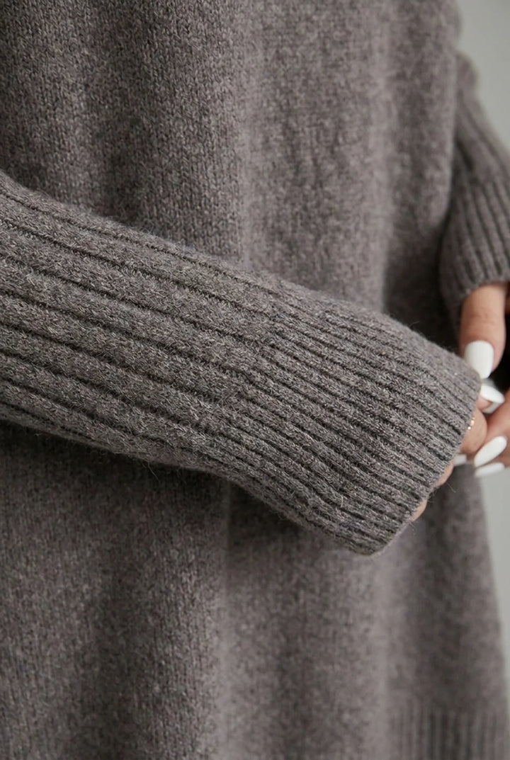 Celine - High Neck Knit Pullover