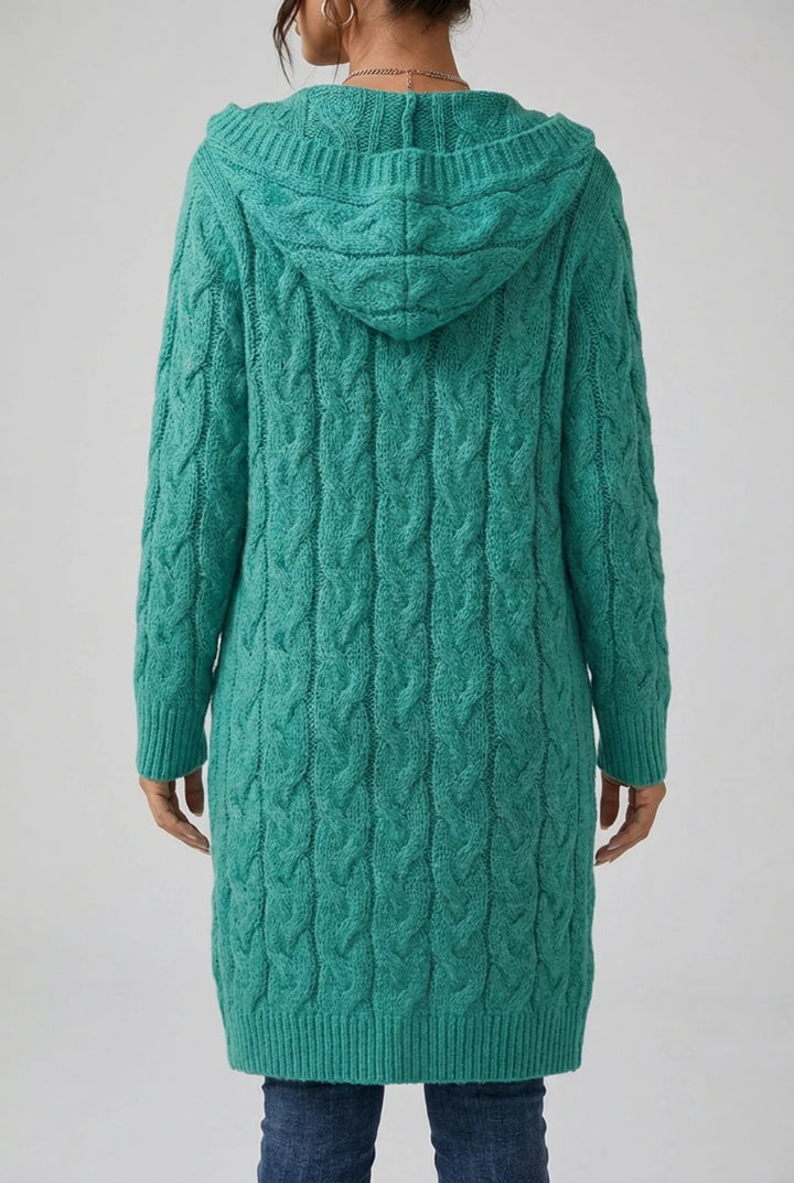 Sabine - Plus Size Hooded Cardigan