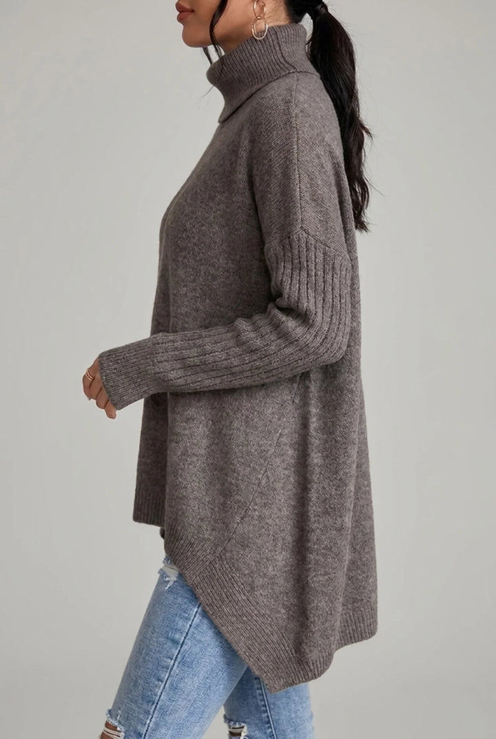 Celine - High Neck Knit Pullover