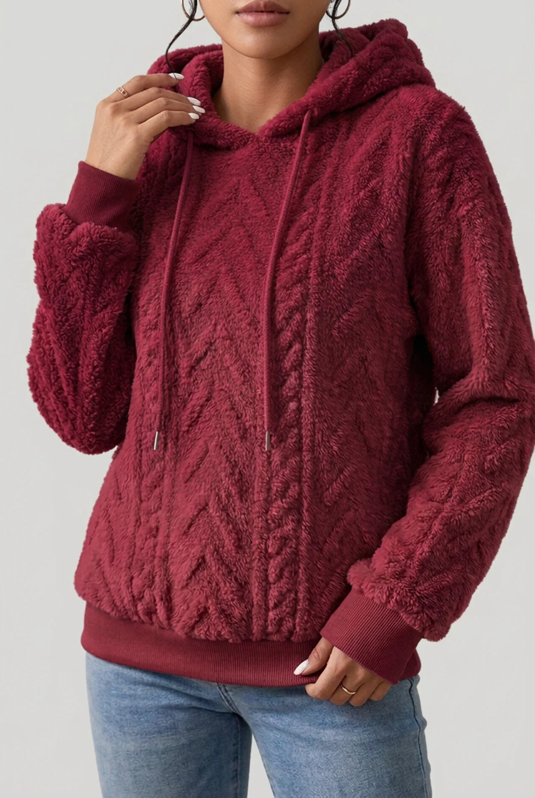 Romy - Plus Size Fuzzy Pullover