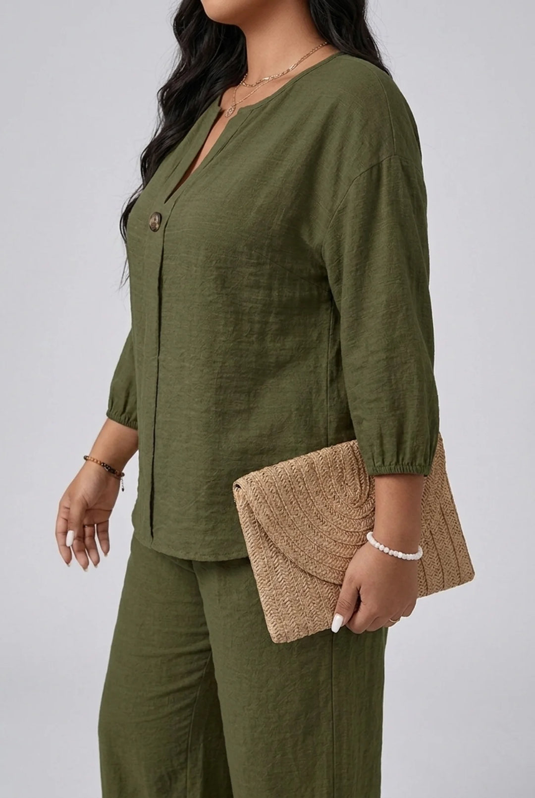 Renata - Plus Size Shirt and Pants Set