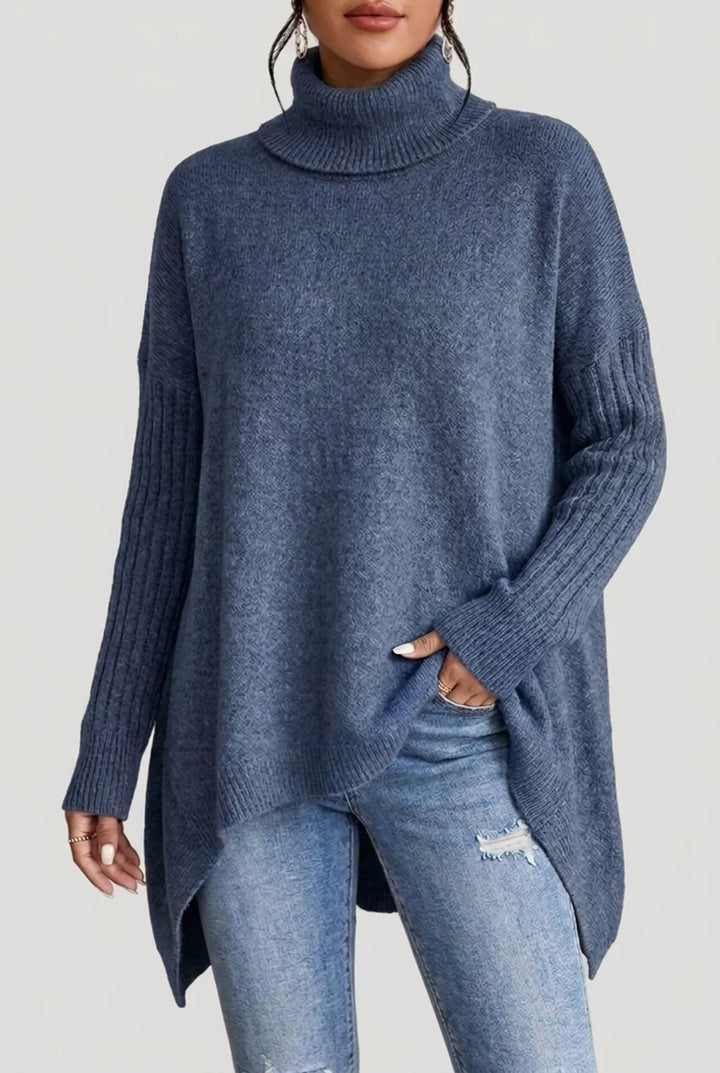 Celine - High Neck Knit Pullover