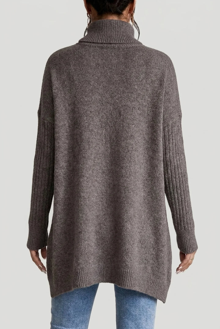 Celine - High Neck Knit Pullover