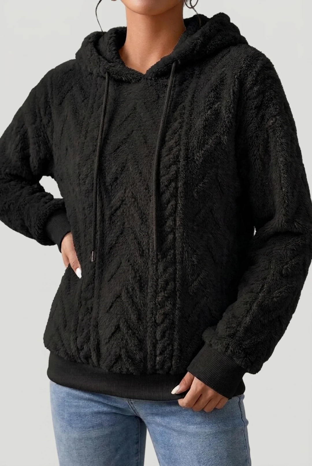 Romy - Plus Size Fuzzy Pullover