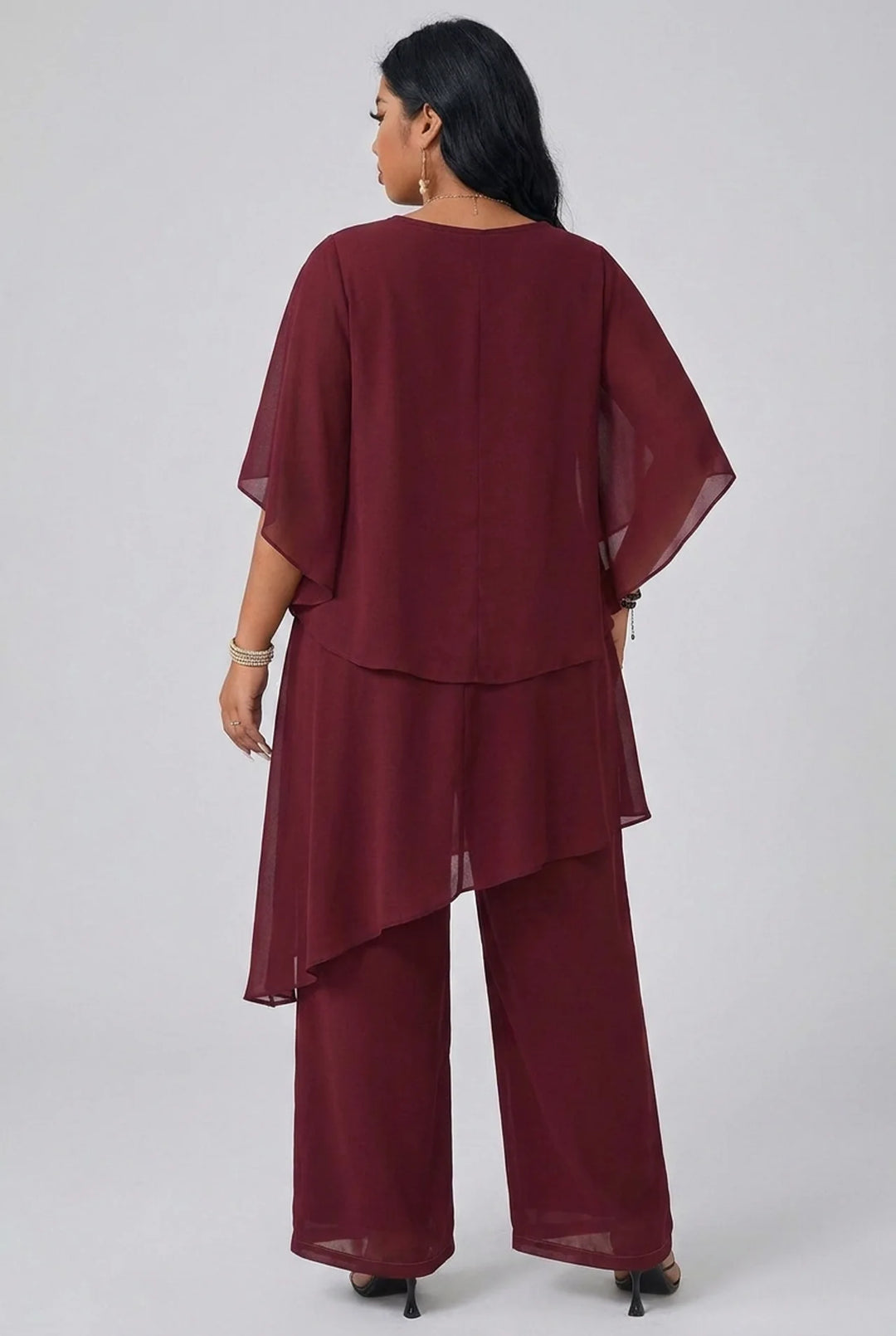Odette - Plus Size Top and Pants Set