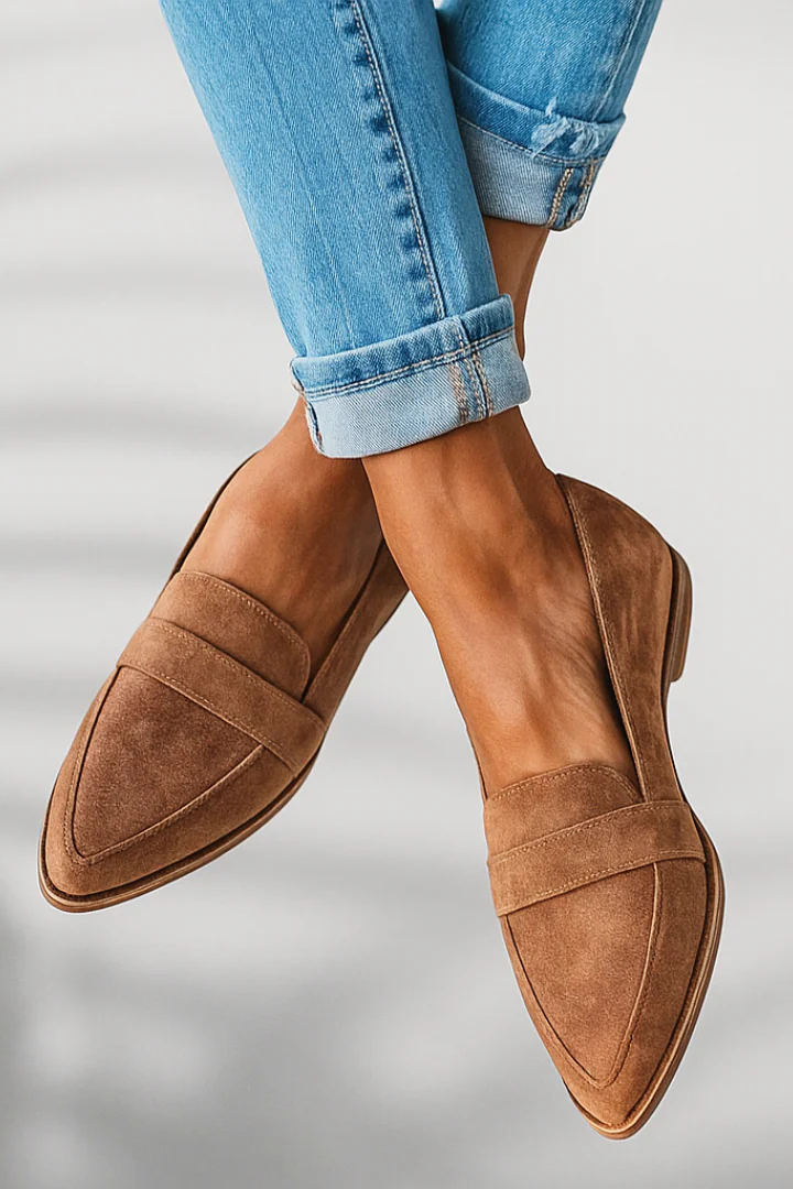 Slip On Loafers with Cushioned Sole for Women