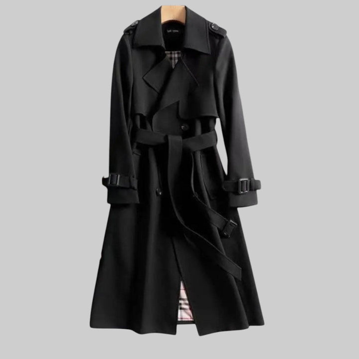 Black trench coat - Elma Boutique