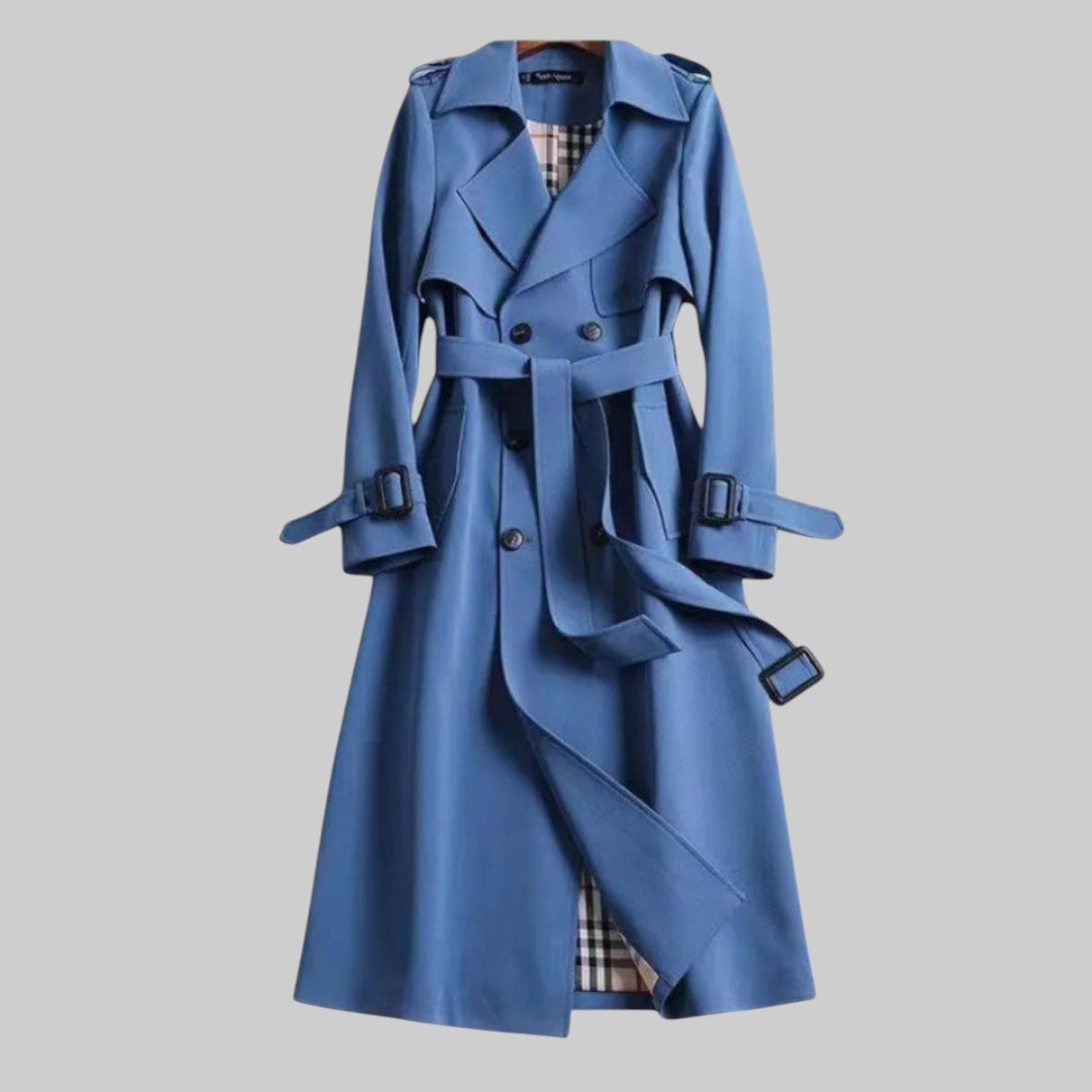 Blue trench coat - Elma Boutique