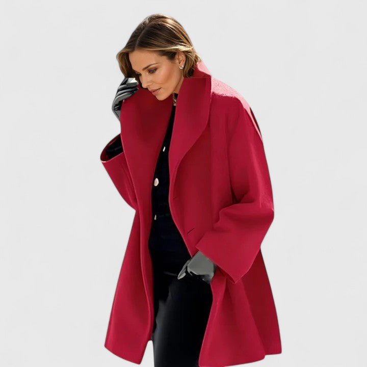 Red coat - Elma Boutique