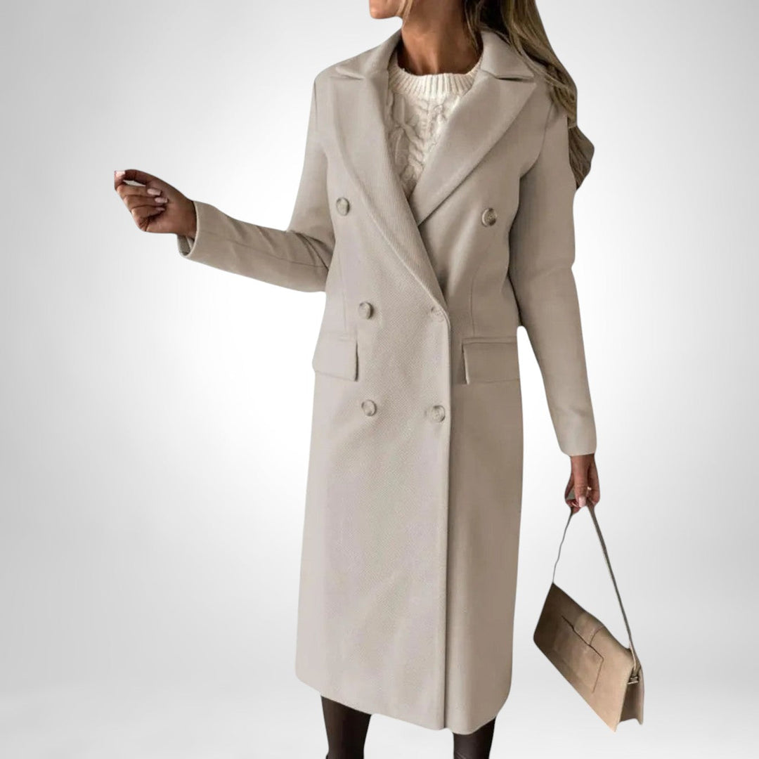 Beige coat - Elma Boutique