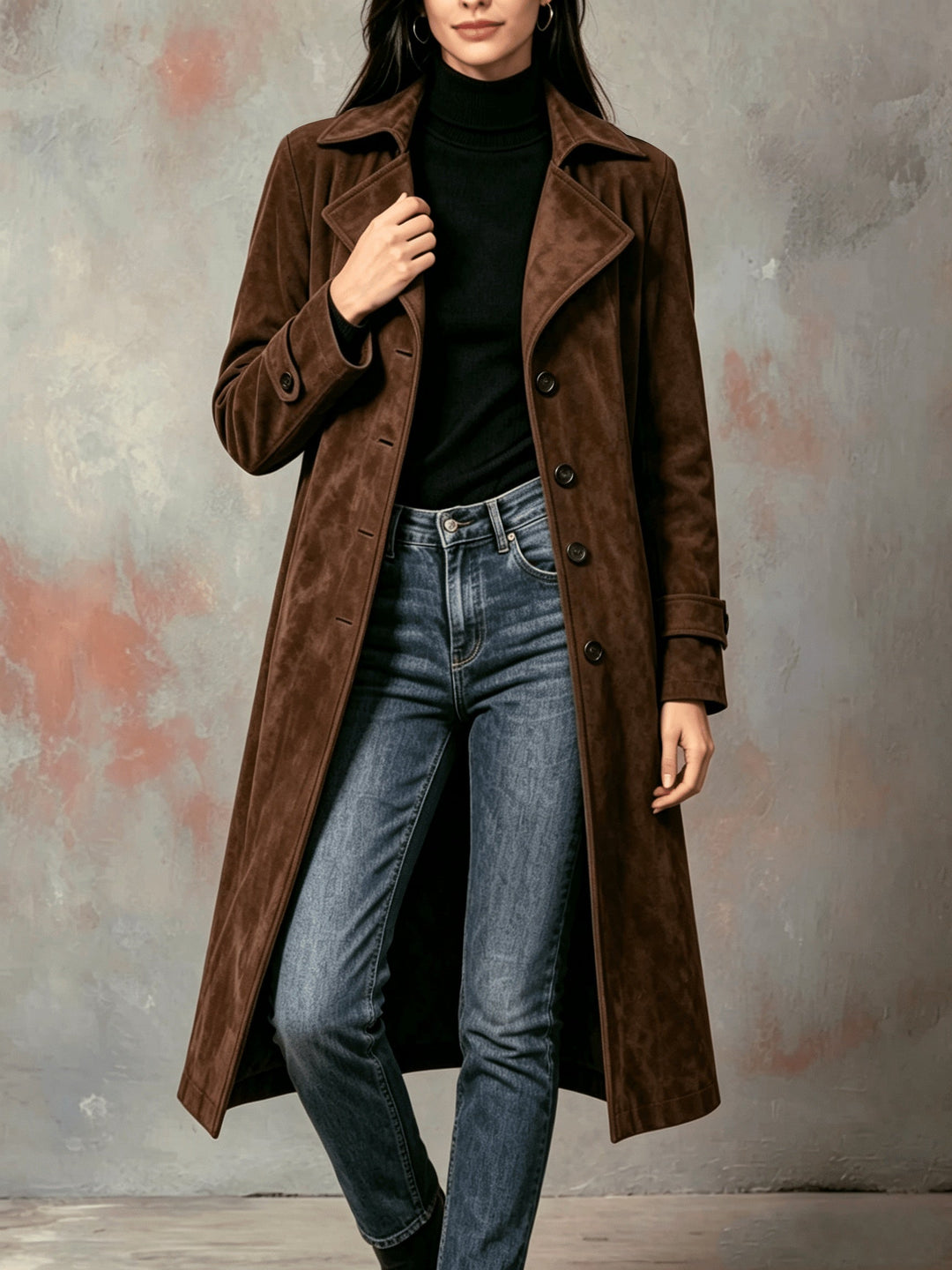 Trench coat detail - Elma Boutique