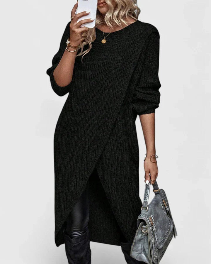 Black sweater dress - Elma Boutique