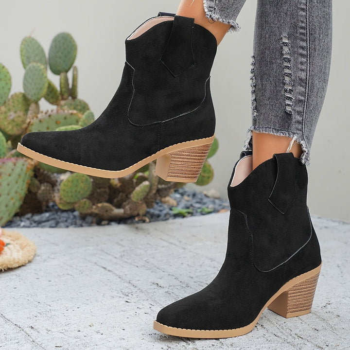 Black Ankle Boots - Elma Boutique