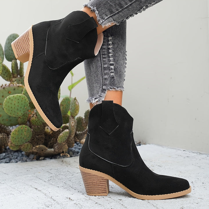 Black Ankle Boots - Elma Boutique