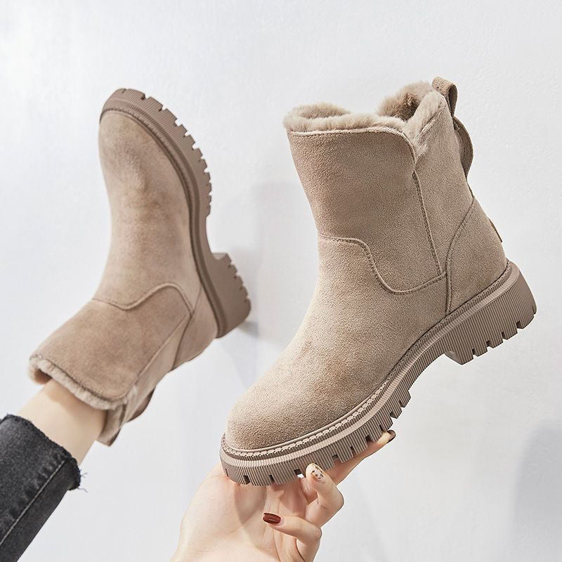 Women's Slip On Waterproof Winter Boots - Elma Boutique
