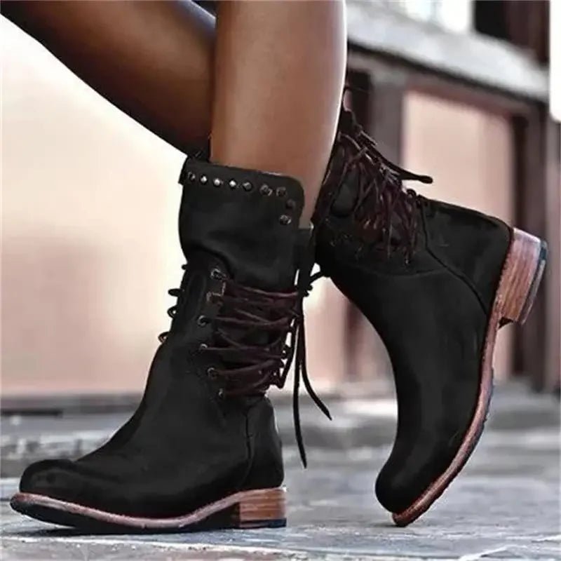 Black ankle boots - Elma Boutique