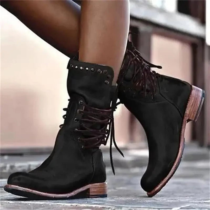 Black ankle boots - Elma Boutique
