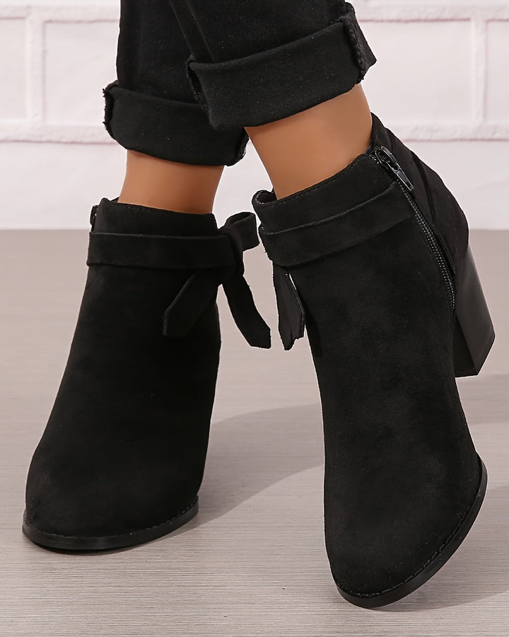 Black Ankle Boots - Elma Boutique