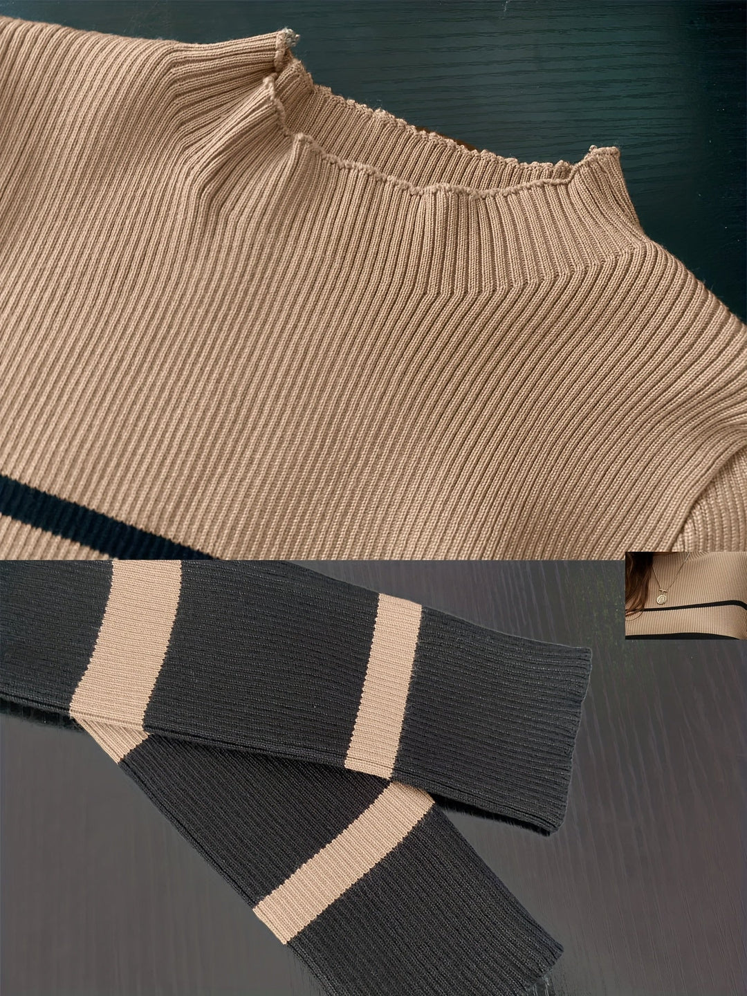 Sweater dress detail - Elma Boutique