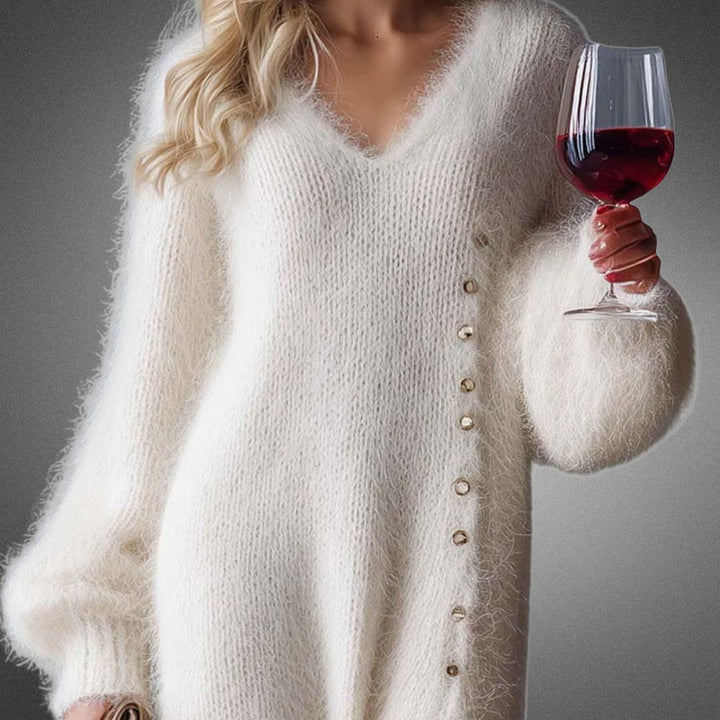 Sweater dress detail - Elma Boutique