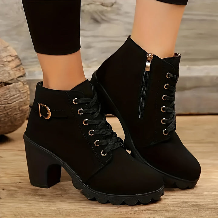 Black Ankle Boots - Elma Boutique
