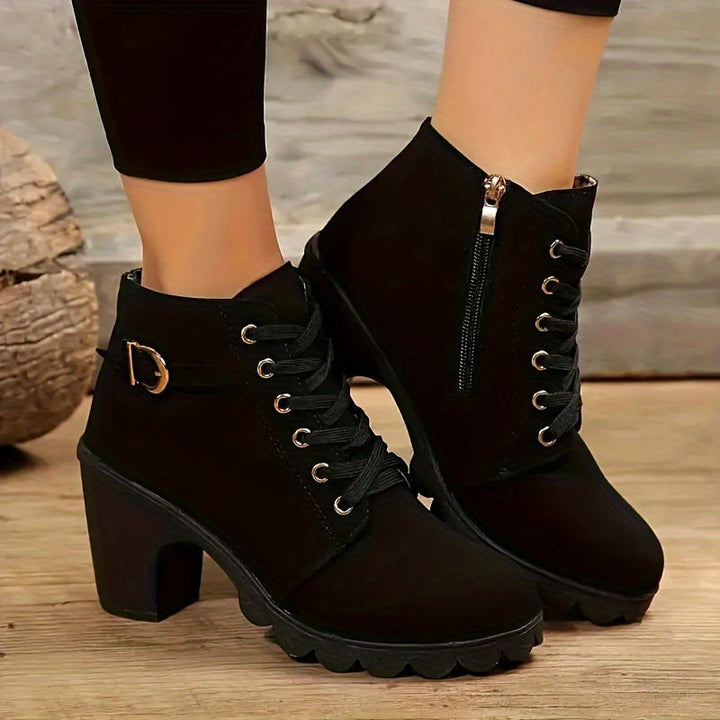 Black Ankle Boots - Elma Boutique