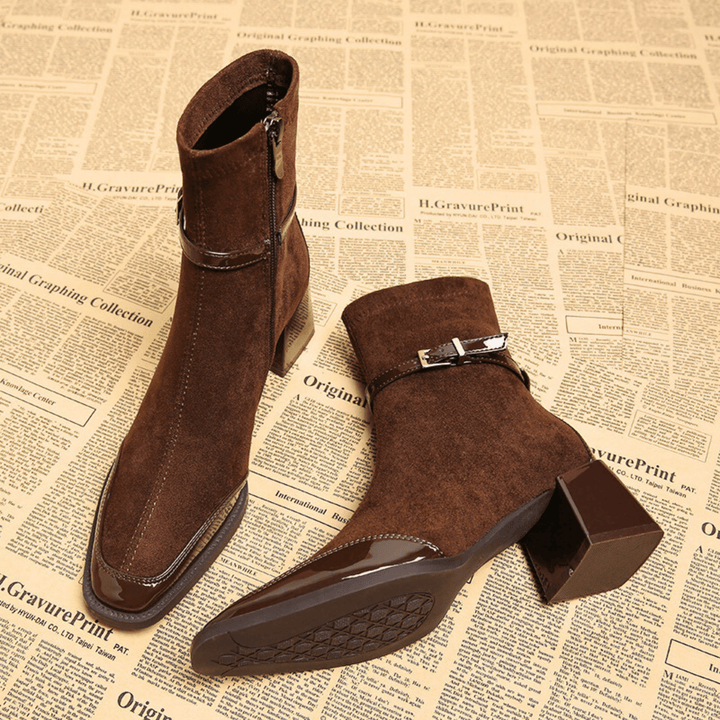 Dark Brown flats - Elma Boutique