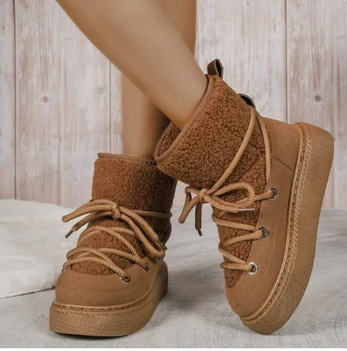 Brown snow boots - Elma Boutique