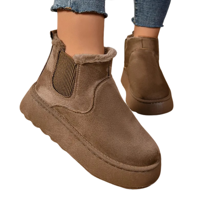 Brown ankle boots - Elma Boutique