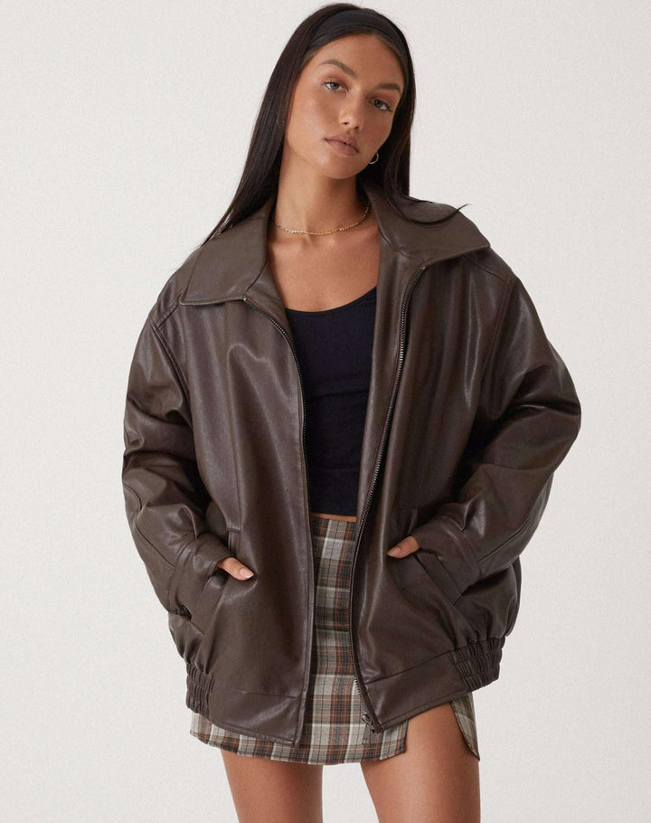 Brown jacket - Elma Boutique