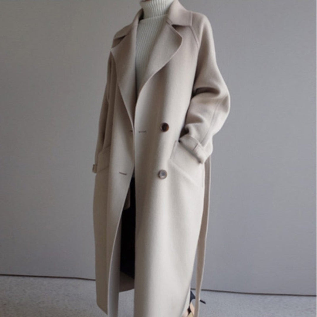 Cream coat - Elma Boutique
